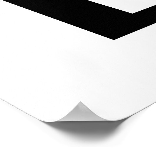 Poster Rectangles géométriques Abstraites modernes en noi (Coin)