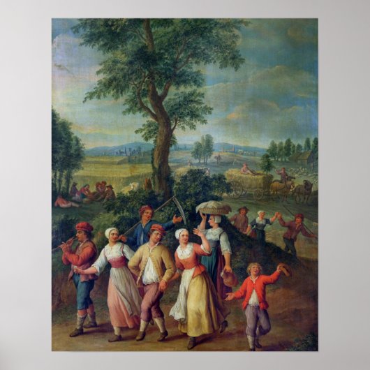 Poster Recueillir la récolte (Devant)