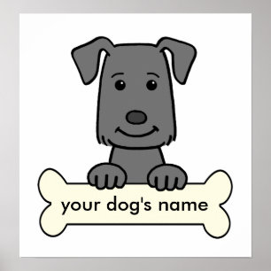Poster Récupérateur Labrador personnalisé