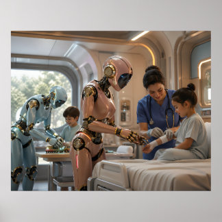 Poster Récupération pédiatrique par robot IA