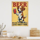 Poster Récupérer Des Boules Peut Être Un Travail De Soif (Cuisine)