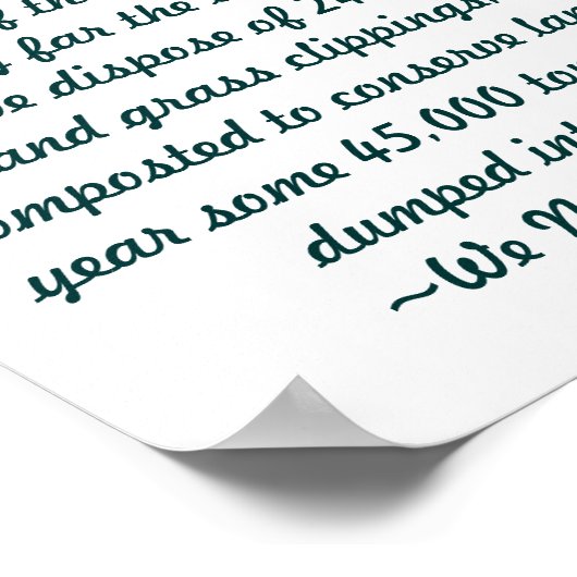 Poster Recyclage (Coin)