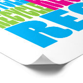 Poster Recyclage coloré (Coin)