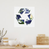 Poster Recyclage de la terre (Cuisine)
