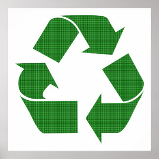 Poster recyclage de plaid