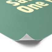 Poster Recyclage : sauver la planète (Coin)