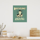 Poster Recyclage : sauver la planète (Cuisine)