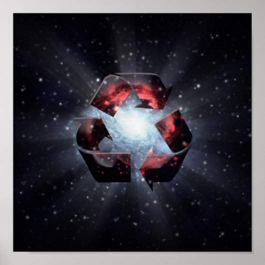 Poster Recycler (espace) (Devant)