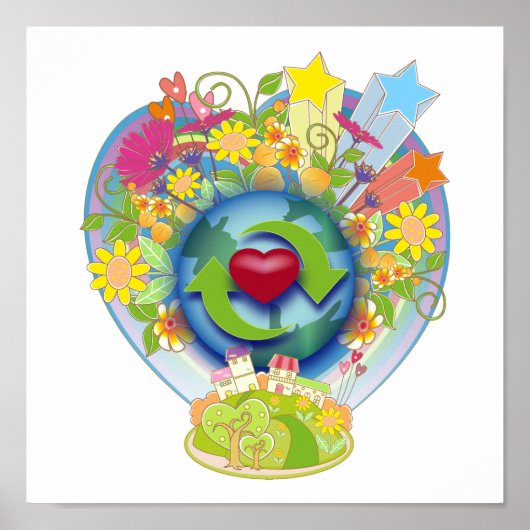 Poster Recycler l'amour (Devant)