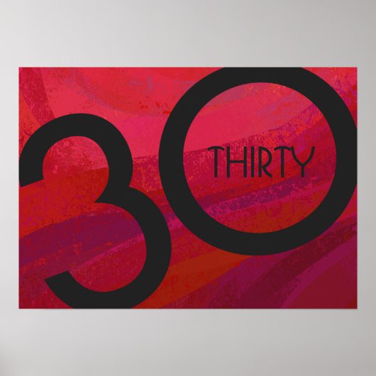 Poster Red 30 Dix Anniversaire (Devant)