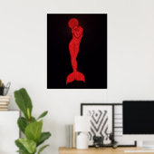 Poster Red Absinthe (Bureau à domicile)