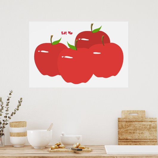 Poster Red Apple (Cuisine)