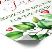 Poster Red Apple Date Night Ideas. Date Jar Jar jeu nupti (Coin)