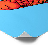 Poster Red Arowana fish cartoon (Coin)