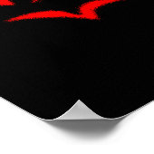 Poster Red Bat Cloud (Coin)