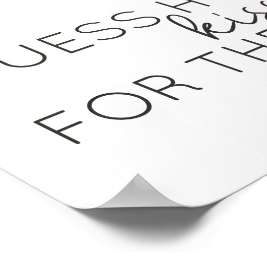 Poster Red Blush Floral Roses Devinez Combien De Baisers (Coin)