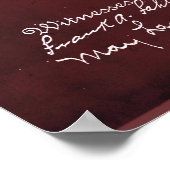 Poster Red | Brevet de moteur à combustion interne (Coin)