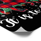 Poster Red Buffalo Plaid Horse Oh What Fun It Is To Ride (Coin)