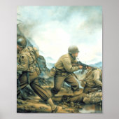 Poster Red Bull In the Winter Line By Donna (Devant)