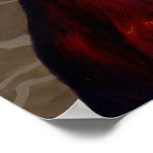 Poster Red Butterfly Ferrets fée gothique Art Imprimer (Coin)