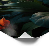 Poster red calla flower (Coin)