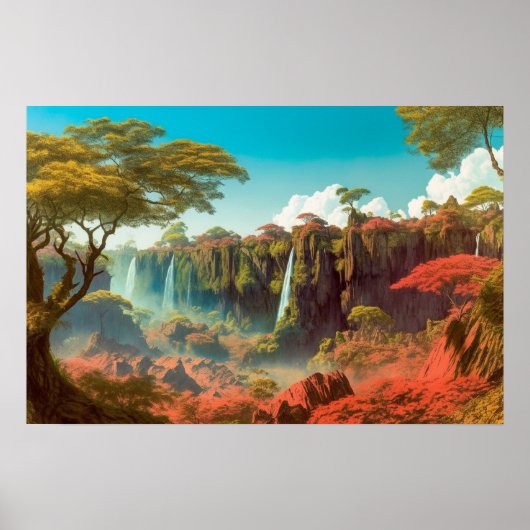 Poster Red Canyon's Cove (Devant)