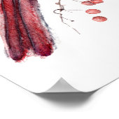 Poster Red Cardinal Bird (Coin)