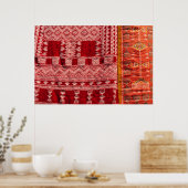 Poster Red carpet at market (Cuisine)