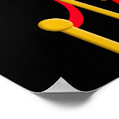 Poster Red Carpet Hollywood Sweet 16 Anniversaire (Coin)