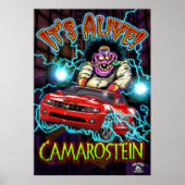 Poster Red Chevy Camaro SS (Devant)