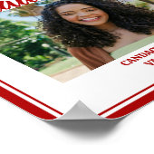 Poster Red Choir Photo High School Graduation Party (Coin)