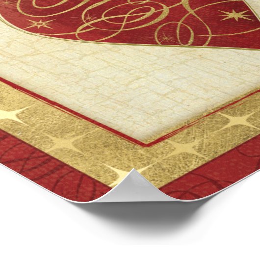 Poster Red Christmas DouCor Hope (Coin)