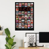 Poster "RED Church Doors of Lancaster County, PA" (Bureau à domicile)