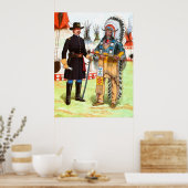 Poster Red Cloud, chef des Sioux d'Oglala (Cuisine)