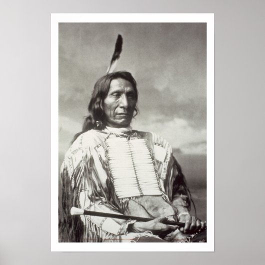 Poster Red Cloud Chief (1822-1909) 1880 (photo b/w) (Devant)
