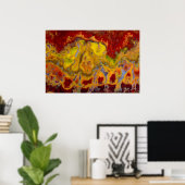 Poster Red Crayola Jasper (Bureau à domicile)