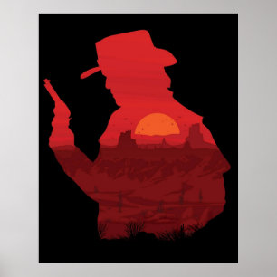 Poster Red Dead The Outlaw