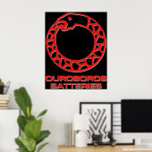 Poster Red Dwarf - Batteries Ouroboros (Bureau à domicile)
