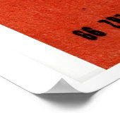 Poster Red Flame and Matchstick Matchbox Art Print (Coin)