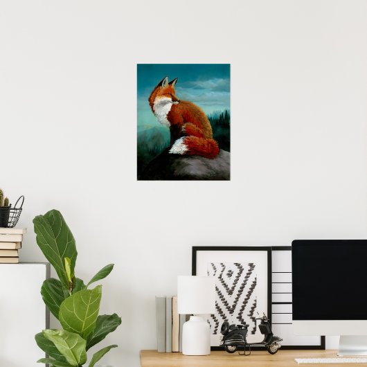 Poster Red Fox (Bureau à domicile)