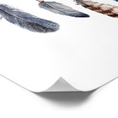 Poster Red Fox dormant sur Dreamcatcher (Coin)