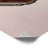 Poster Red & Gold Art Deco Obliviate Spell (Coin)