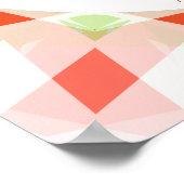 Poster Red Green Stay Wild Star Nom de l'enfant Nourritur (Coin)