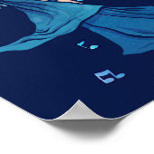 Poster Red Hair Belly Dancer art Belly Dancing Redhead (Coin)