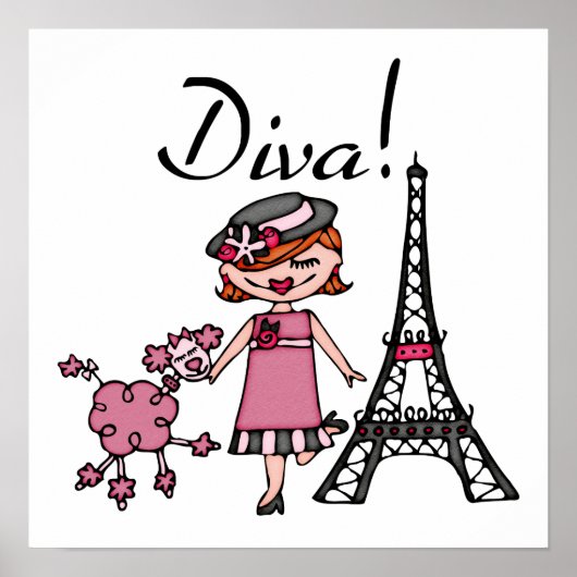 Poster Red Hair Diva (Devant)