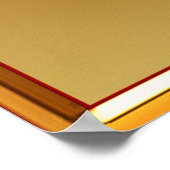 Poster Red Hanoukka Mandala (Coin)