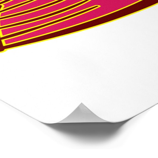 Poster Red Heart True Love (Coin)