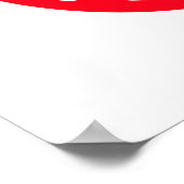 Poster Red Horseshoe Girl and Horse (Coin)