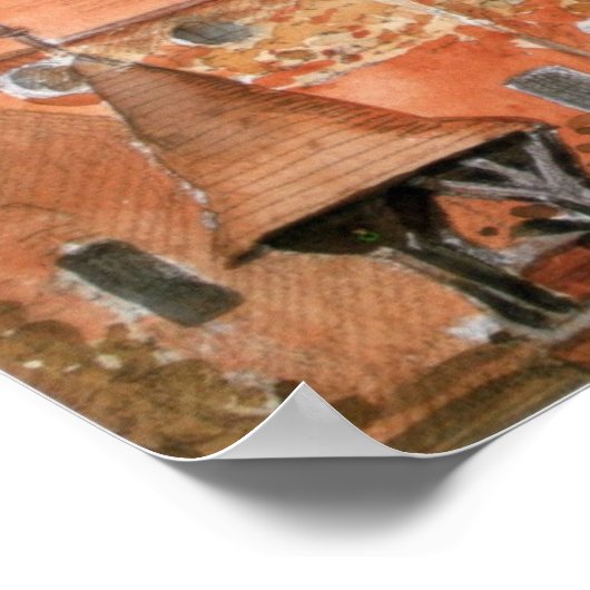 Poster Red House (Coin)