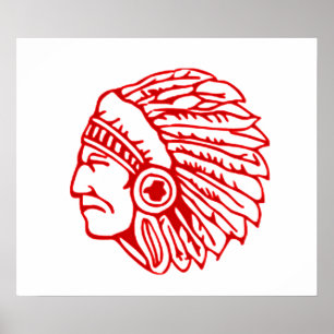 Poster Red Indian